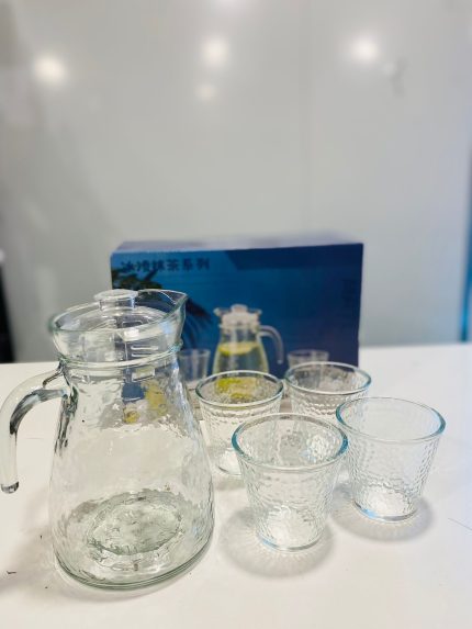 طقم شاف مع 4 كاسات